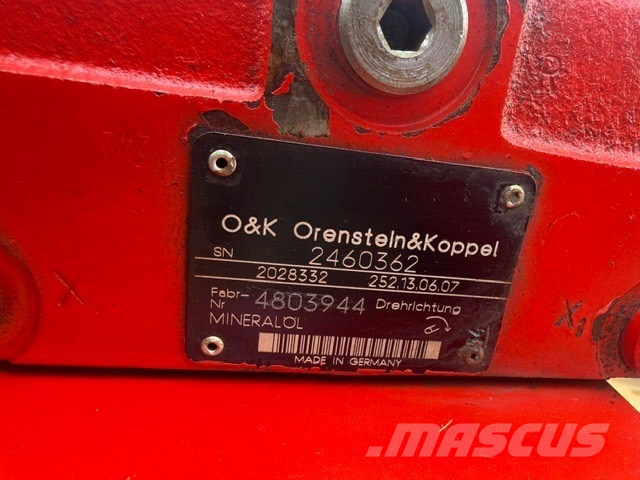 O&K MH 5 Compact USED HYDRAULIC PUMP SWING GEARS هيدروليات