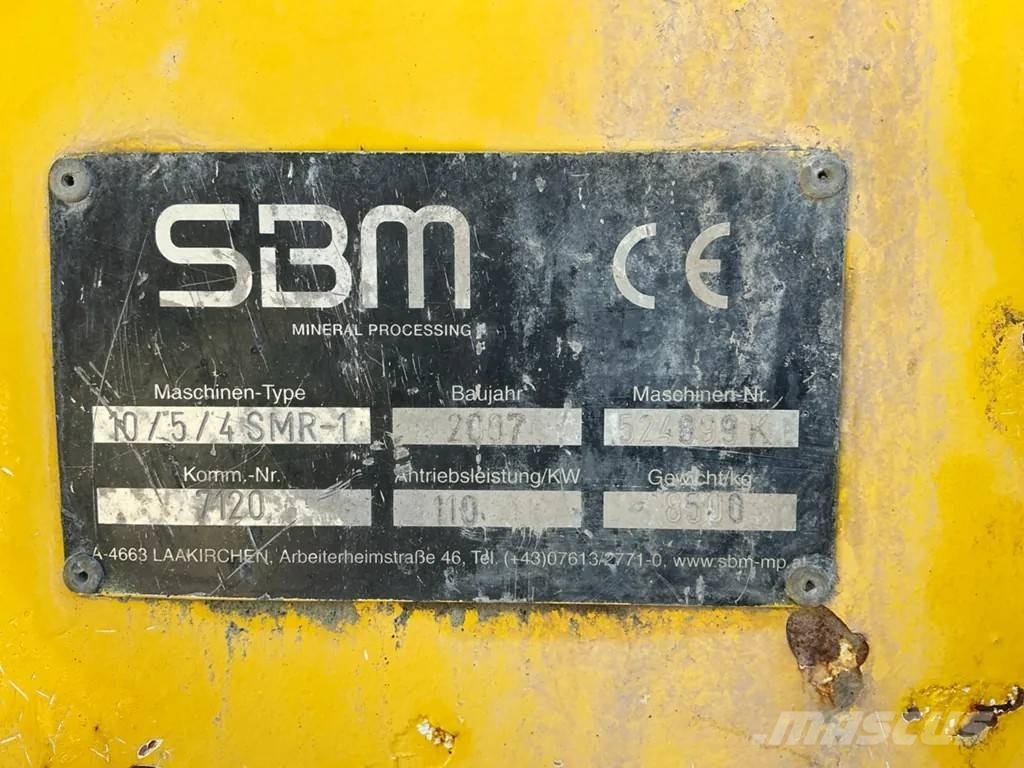 SBM 10/5/4SMR-1 Machacadoras