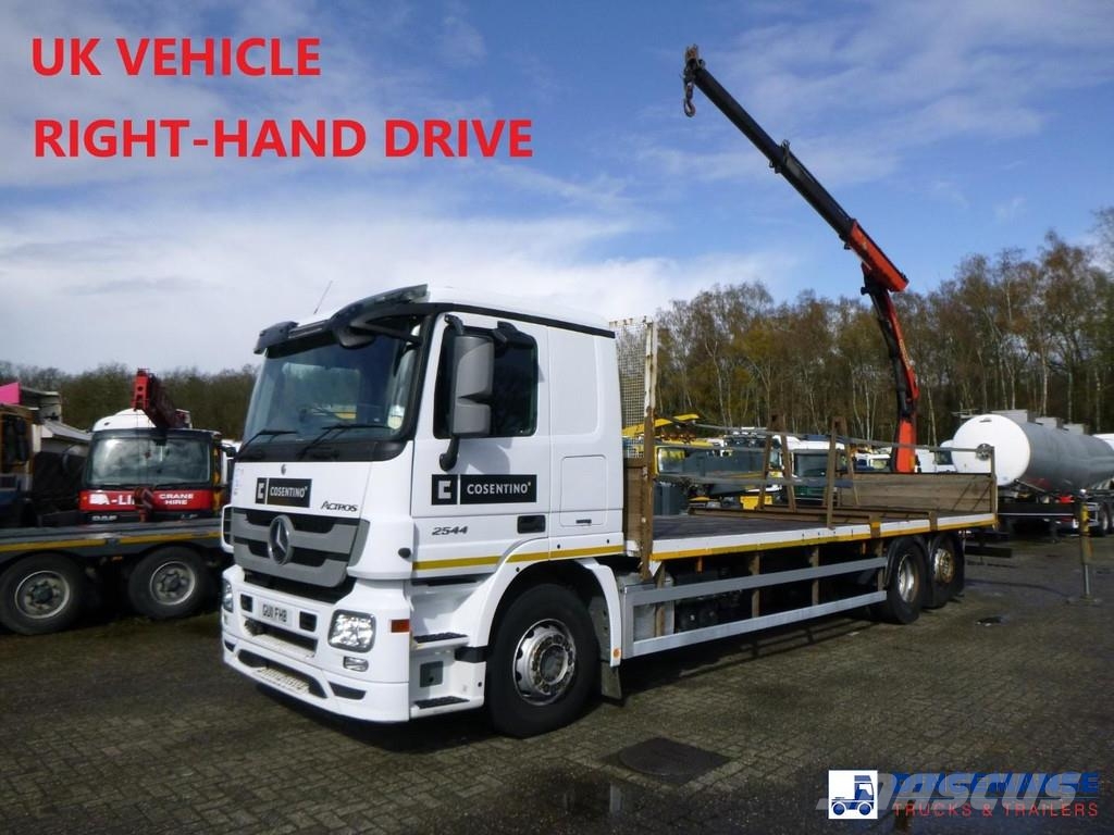 Mercedes-Benz Actros 2544 6x2 RHD + Palfinger crane PK8501 Univerzálne terénne žeriavy