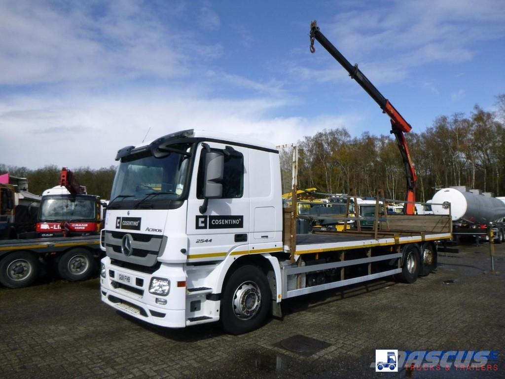 Mercedes-Benz Actros 2544 6x2 RHD + Palfinger crane PK8501 Kraner til alt terræn