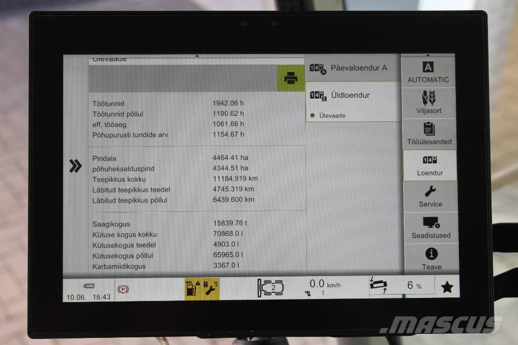 CLAAS Lexion 6900 Θεριζοαλωνιστικές μηχανές