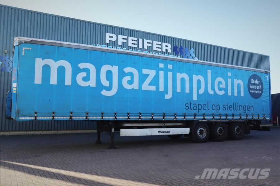 Krone SD Dutch Registration, 3-Axle, Lift Axle, Air Susp Curtainsider trailers