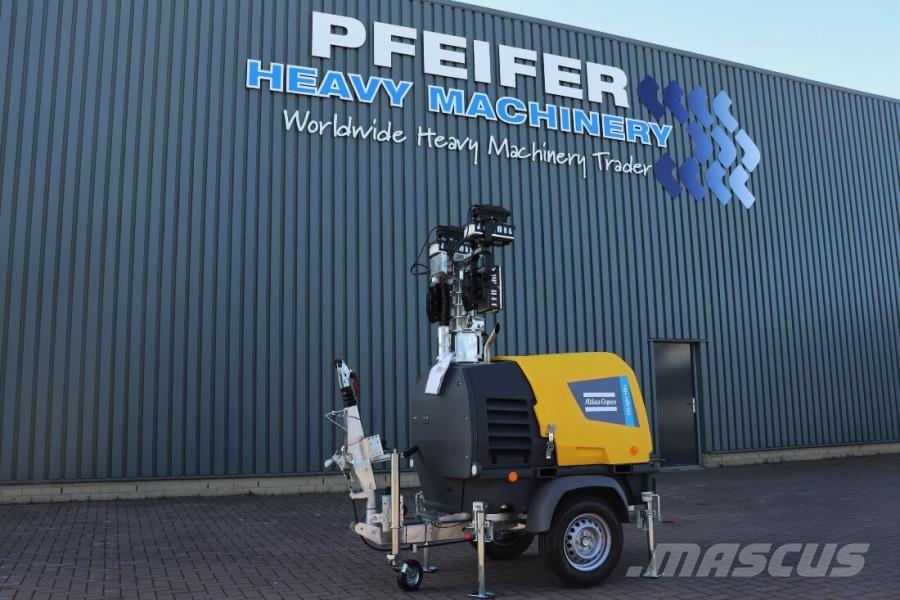 Atlas Copco Hilight H6+ Valid inspection, Max Boom Height 8m, أبراج خفيفة