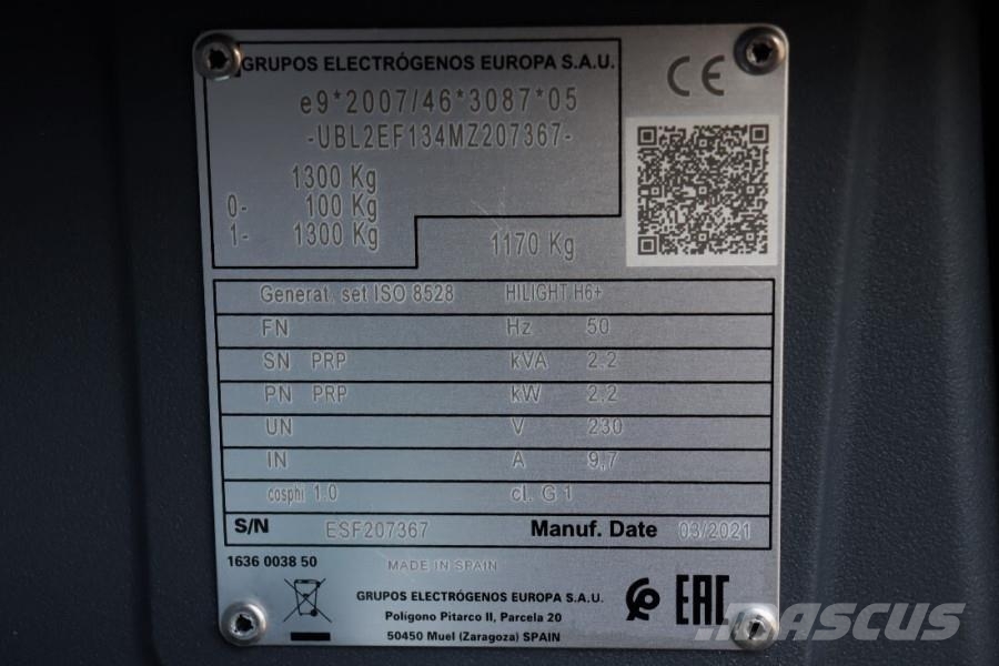 Atlas Copco Hilight H6+ Valid inspection, Max Boom Height 8m, أبراج خفيفة