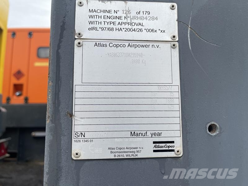 Atlas Copco XRYS 577 CD - N Compressors