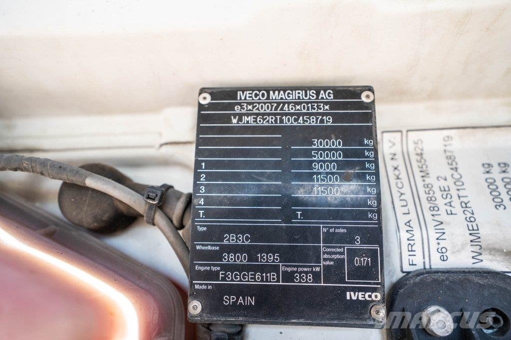 Iveco X-WAY 460 - HYVA - 91000 KM Treileri ar āķi