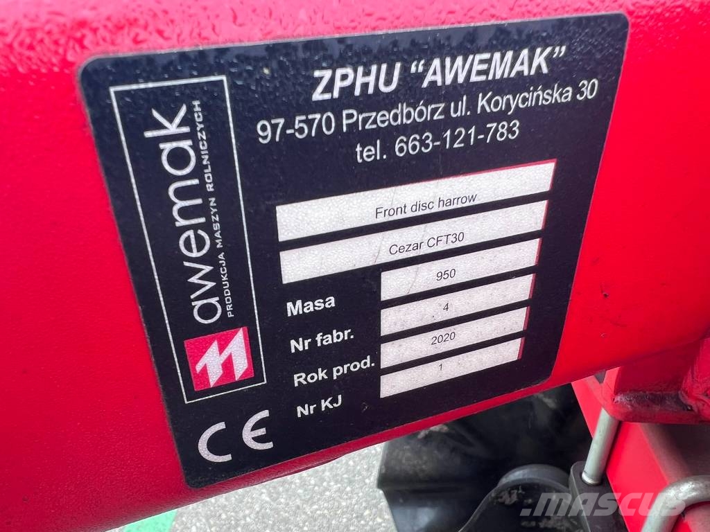Awemak Cezar CFT30 Disc harrows