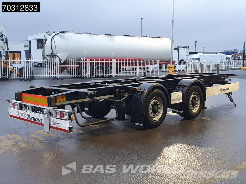 Krone ZZ 2 axles BDF 20ft BPW Razstavljive prikolice