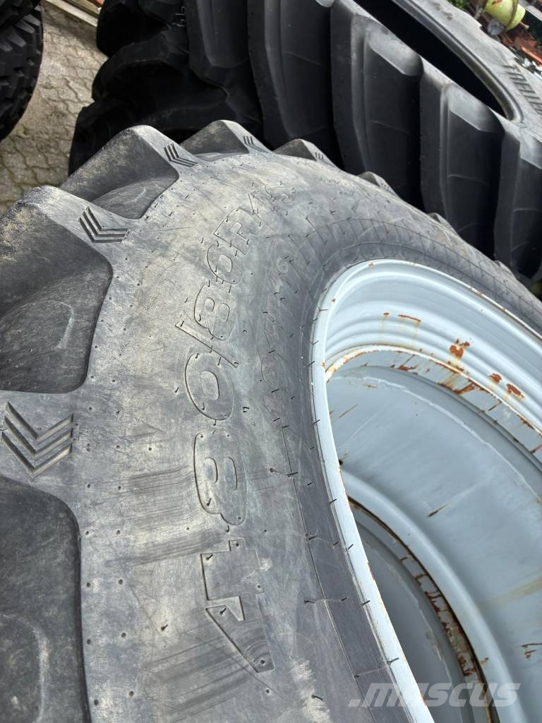 Alliance Tvillingehjul 480/80R46 med 8 låse Riepas, riteņi un diski