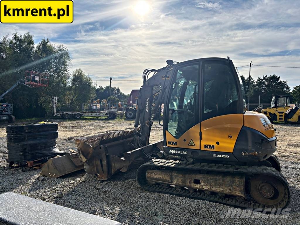 Mecalac 8 MCR MINI-KOPARKA 2015R. | MECALAC 6 MCR, JCB 806 Mini excavators < 7t (Mini diggers)