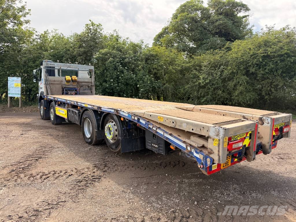 Volvo FM 380 8 X 2 Beavertail Flatbed Cheesewedge Camiones de superficie plana/cabrestantes