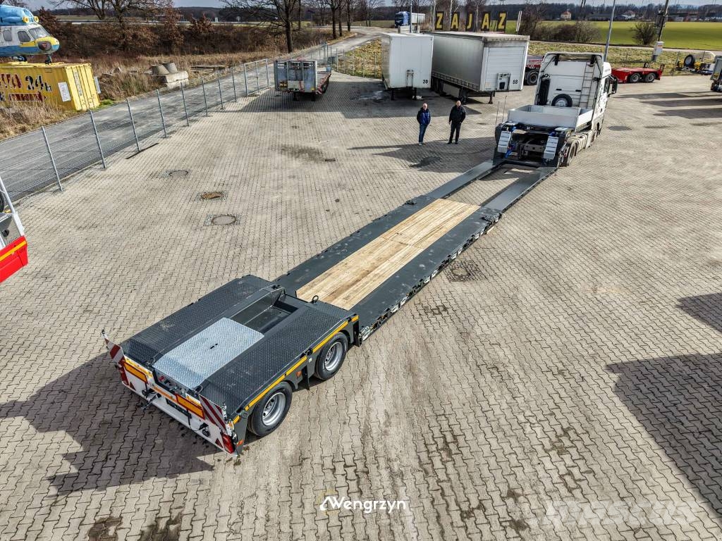 MAX Trailer MAX510 | Tiefbett | 6,85m + 5,5m Semi-remorca agabaritica