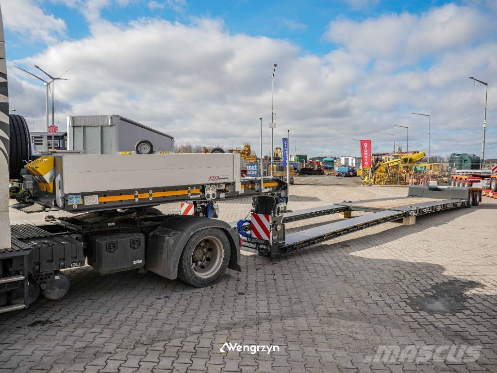 MAX Trailer MAX510 | Tiefbett | 6,85m + 5,5m Semi-remorca agabaritica