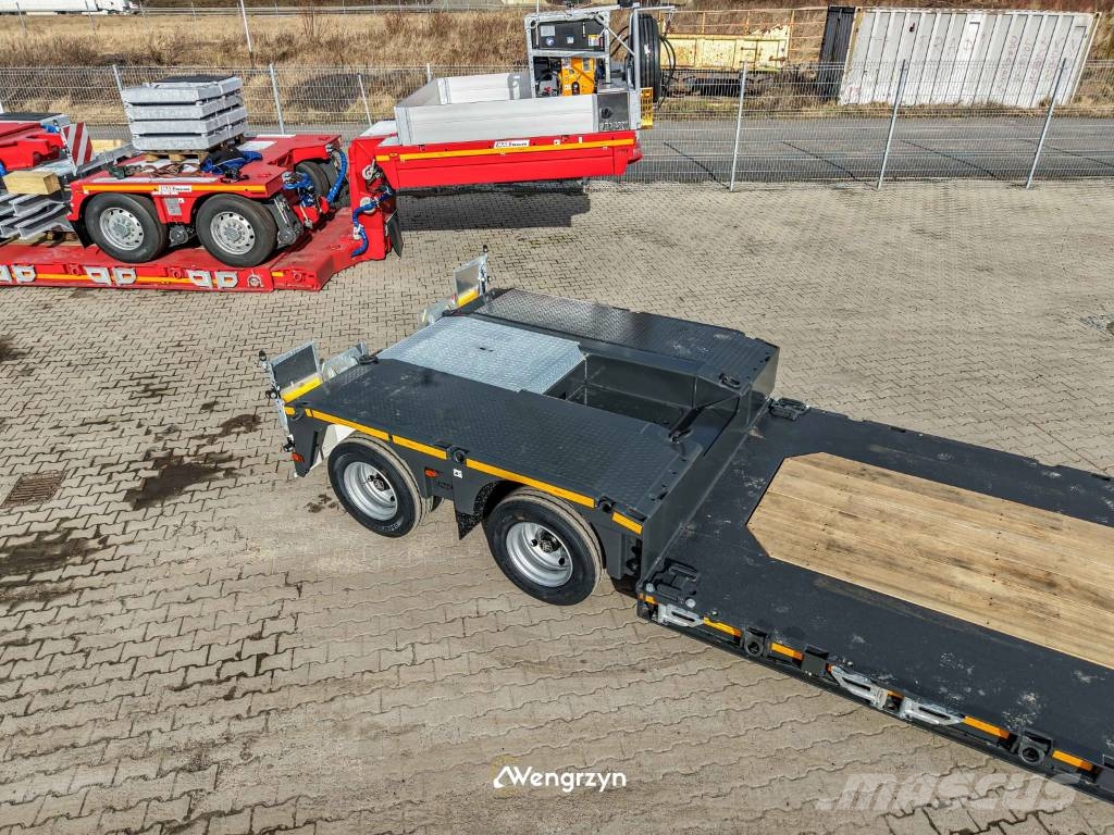 MAX Trailer MAX510 | Tiefbett | 6,85m + 5,5m Semi-remorca agabaritica