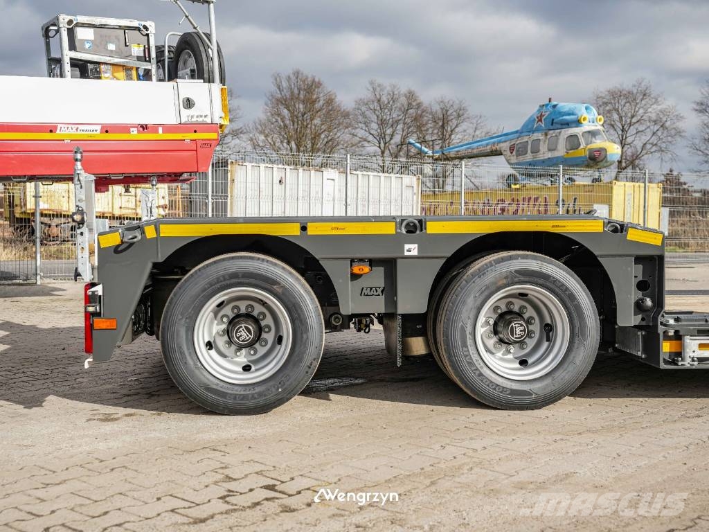 MAX Trailer MAX510 | Tiefbett | 6,85m + 5,5m Semi-remorca agabaritica