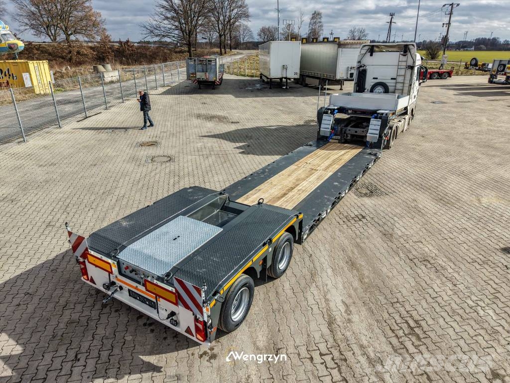MAX Trailer MAX510 | Tiefbett | 6,85m + 5,5m Semi-remorca agabaritica