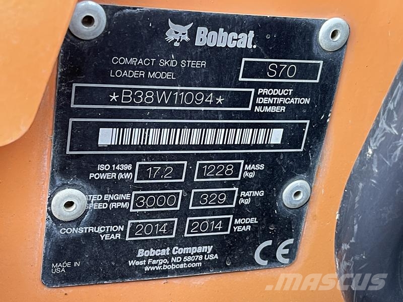 Bobcat S 70 Kompaktrakodók