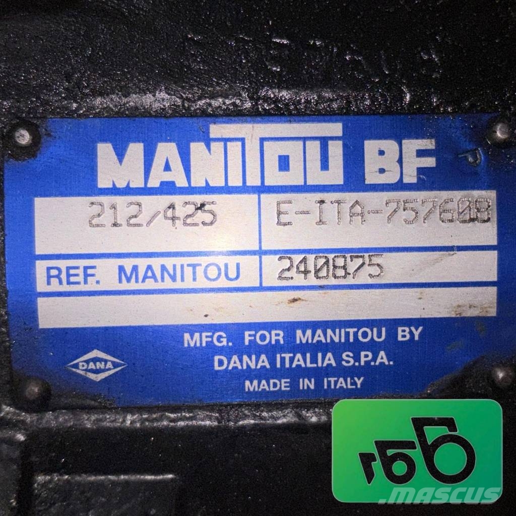 Manitou MLT Bridge Housing 21206001759 Dana Beam Scabbard Άξονες