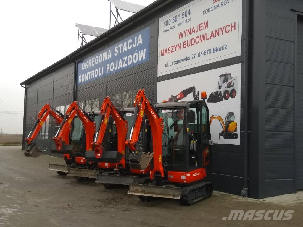 Wynajem minikoparek Kubota 1.6-5 ton Мини екскаватори < 7 т