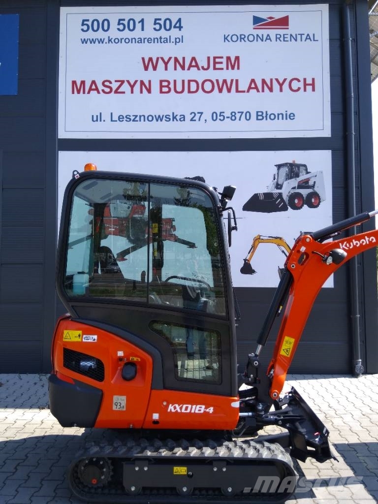 Wynajem minikoparek Kubota 1.6-5 ton Мини екскаватори < 7 т