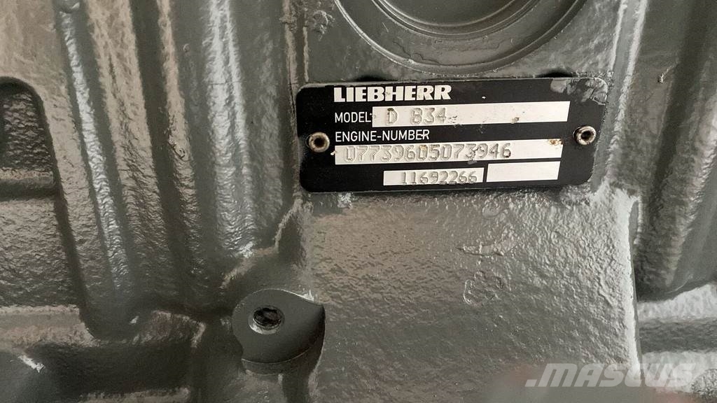 Liebherr D834 A7 محركات
