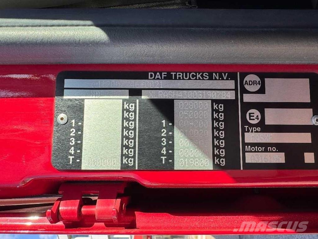 DAF XF 530 COPMA 510.7 + FLYJIB + REMOTE + FRONT STAMP Univerzální terénní jeřáby