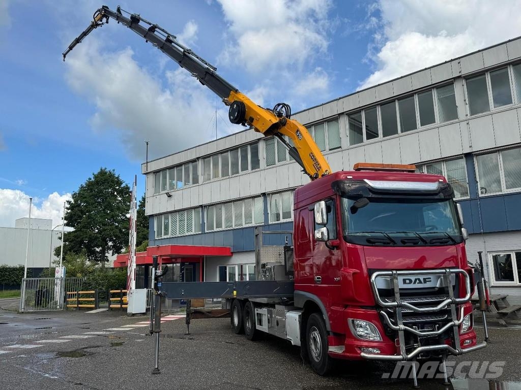 DAF XF 530 COPMA 510.7 + FLYJIB + REMOTE + FRONT STAMP Univerzální terénní jeřáby