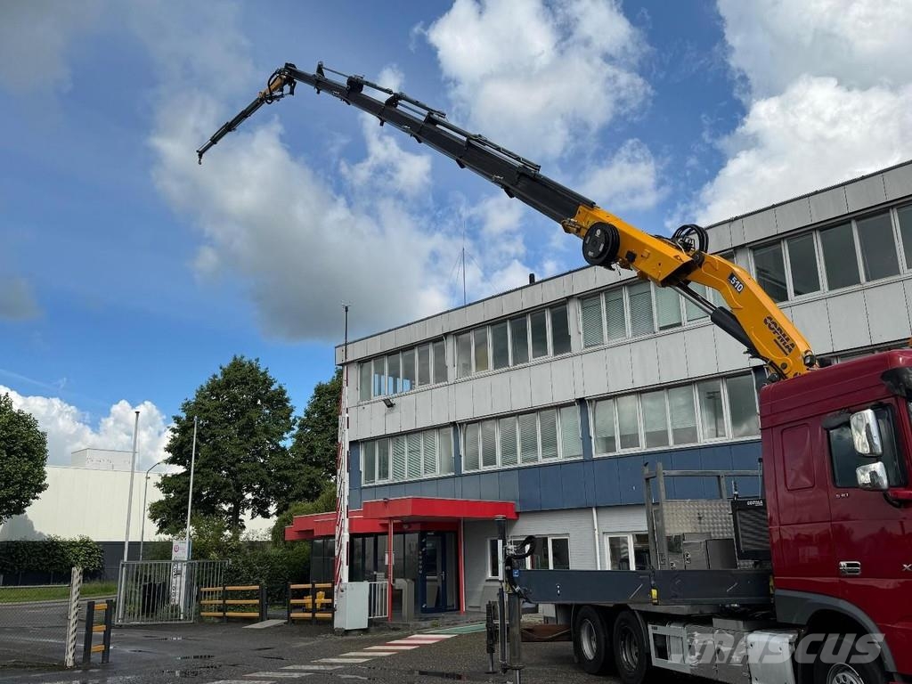 DAF XF 530 COPMA 510.7 + FLYJIB + REMOTE + FRONT STAMP Univerzální terénní jeřáby