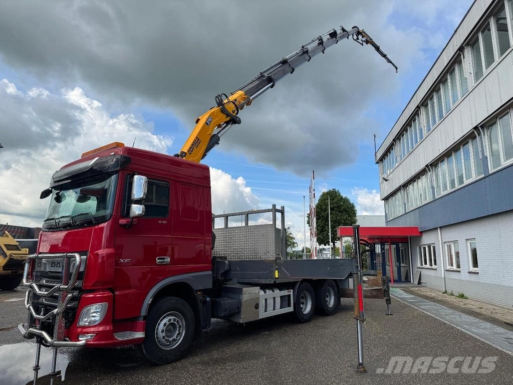 DAF XF 530 COPMA 510.7 + FLYJIB + REMOTE + FRONT STAMP Univerzální terénní jeřáby
