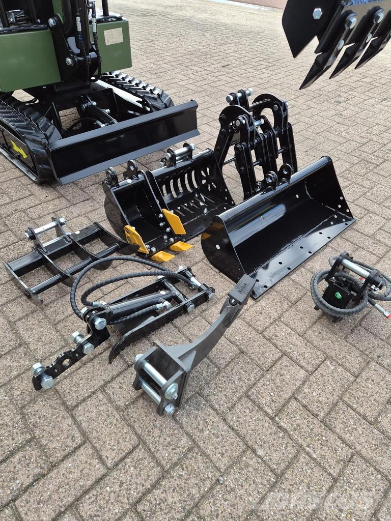 JPC wcm colt minigraver aanbouwdelen Graafmachine bak ミニ油圧ショベル 7t以下（ミニユンボ・ミニディガー）