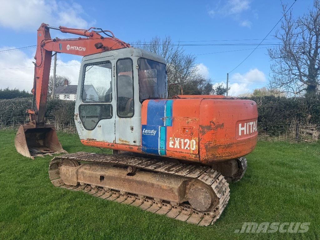 Hitachi EX 120-2 حفارات زحافة