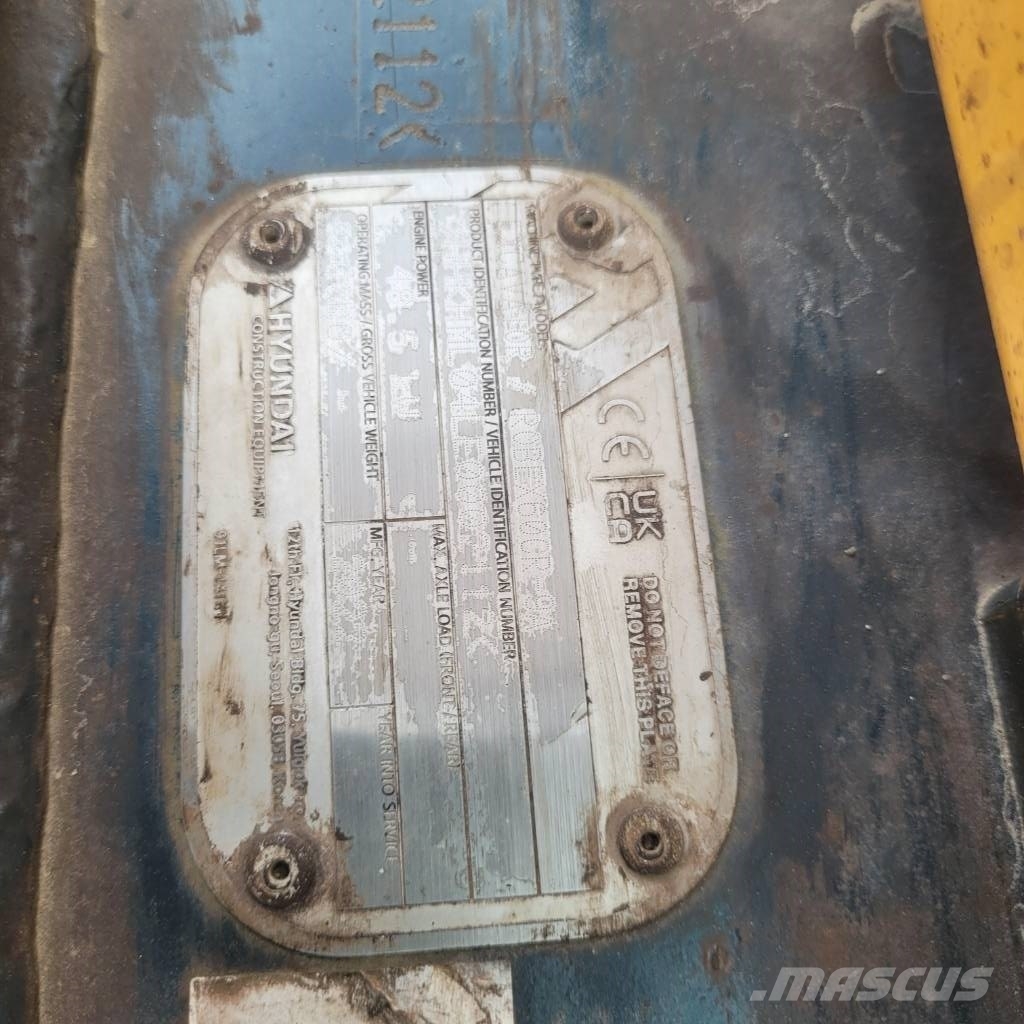 Hyundai R60CR9 Miniexcavadoras