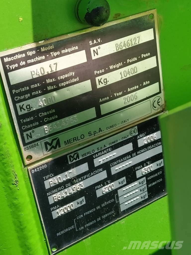 Merlo 40.17k مناولات متداخلة