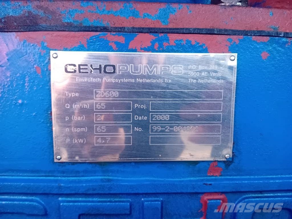 Geho ZD600 水泵