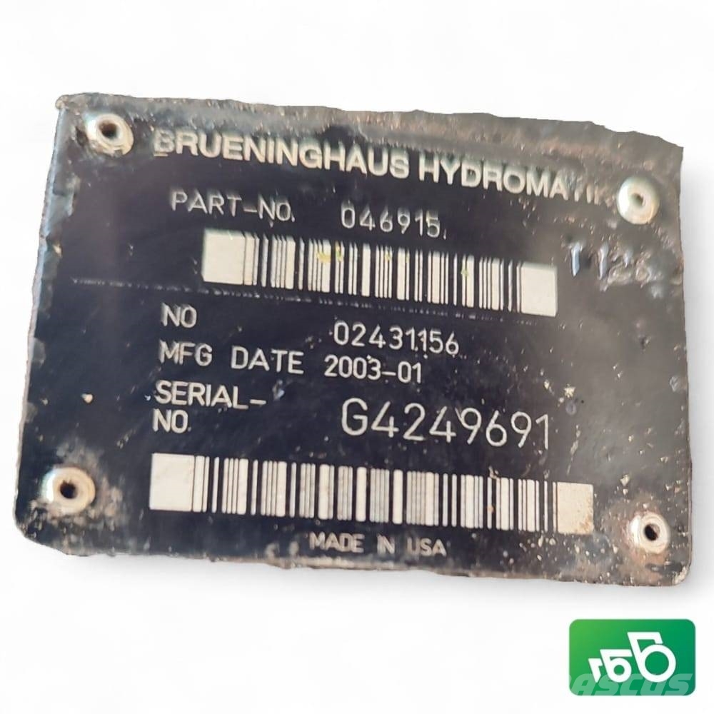 Merlo 33.7 TF Hydraulic pump A10VO45 Brueninghaus 046915 Hydraulics