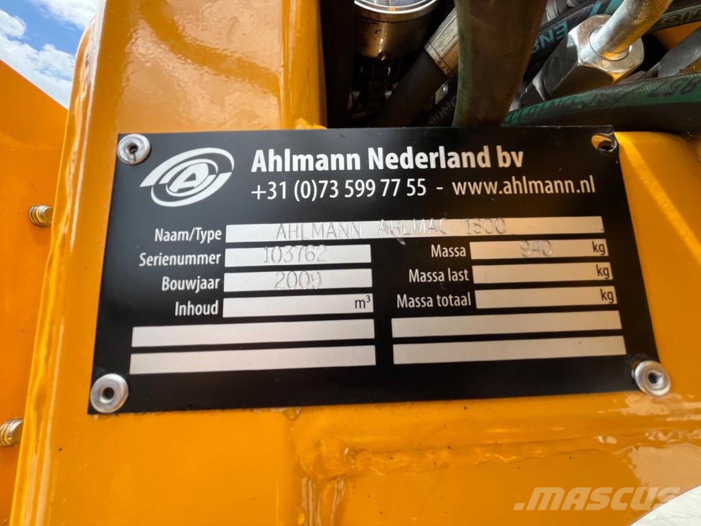Ahlmann Leveller Ahlmac 1800 az45, as600 az95, az85, as100 Grejderi