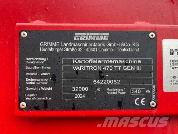 Grimme VARITRON 470 TT GEN III Комбайни за картофи и копачи