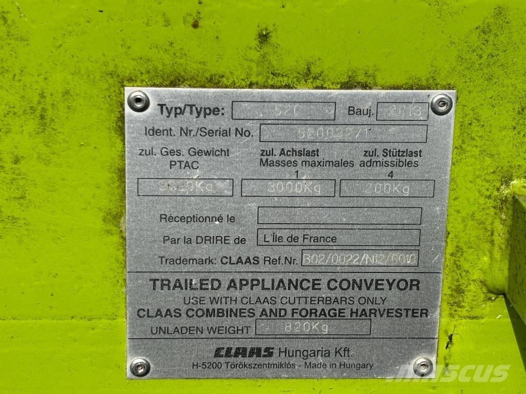 CLAAS Tucano 440 Θεριζοαλωνιστικές μηχανές