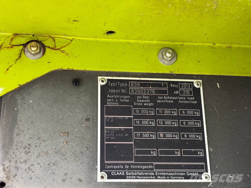 CLAAS Tucano 440 Θεριζοαλωνιστικές μηχανές