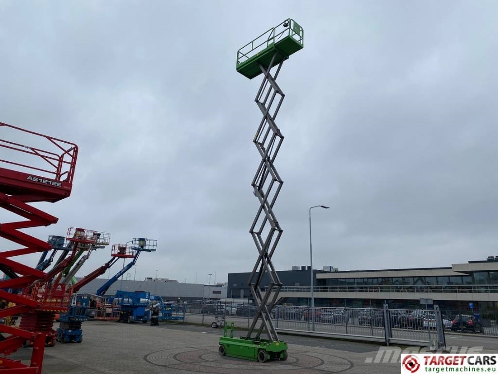 Dingli JCPT1612 DC Electric Scissor Work Lift 1570cm Plataformas tijera
