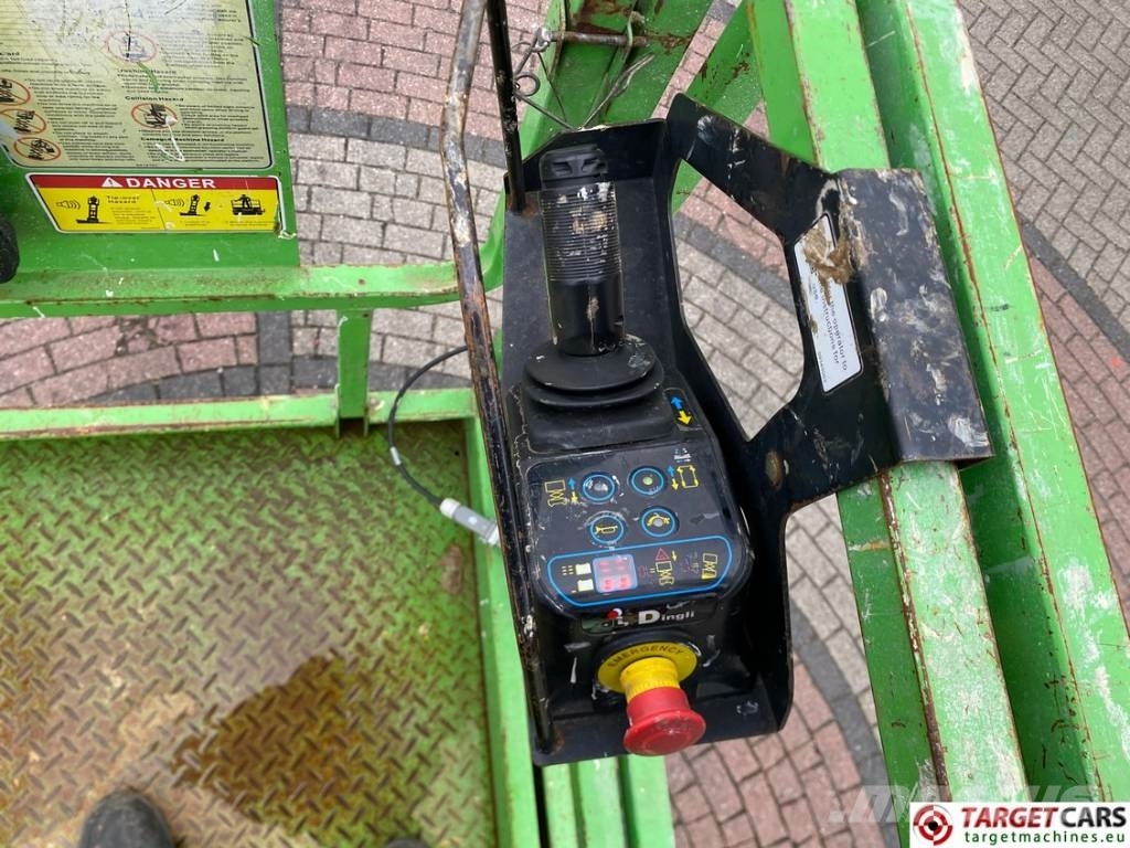 Dingli JCPT1612 DC Electric Scissor Work Lift 1570cm Plataformas tijera