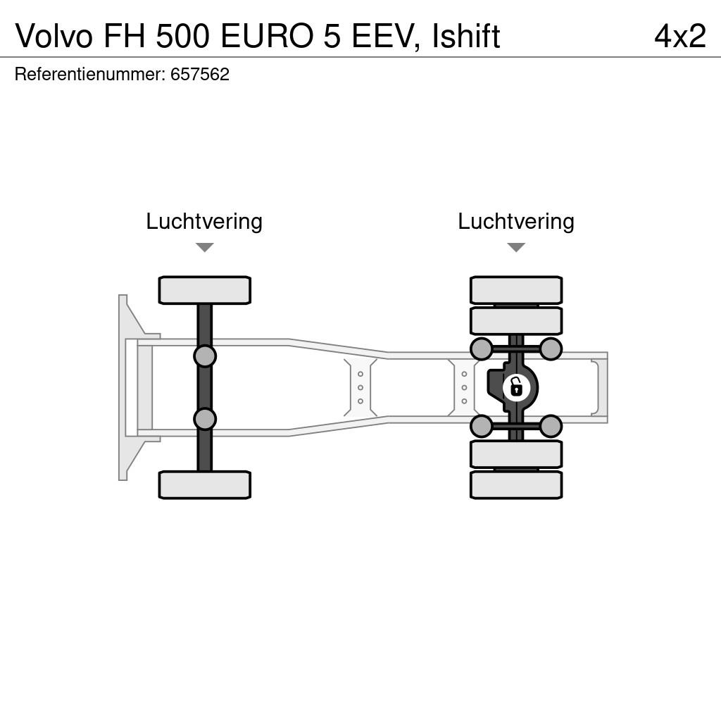 Volvo FH 500 EURO 5 EEV, Ishift Седельные тягачи
