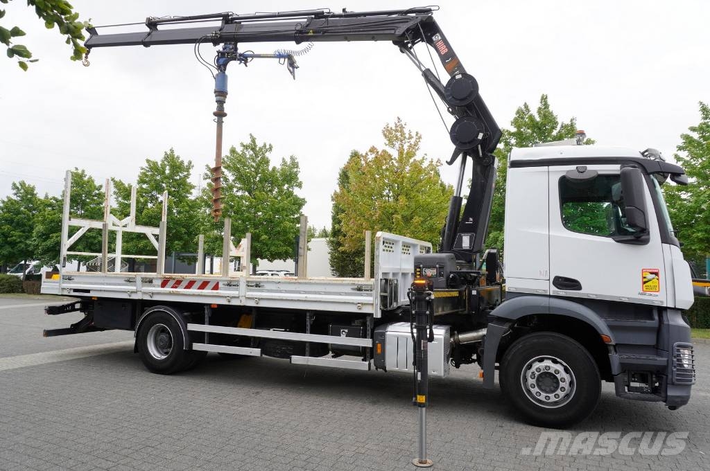 Mercedes-Benz Arocs 1833 4x2 / 60 tho. km! / HIAB X-HIPRO 192 ES 이동식 드릴 리그 트럭