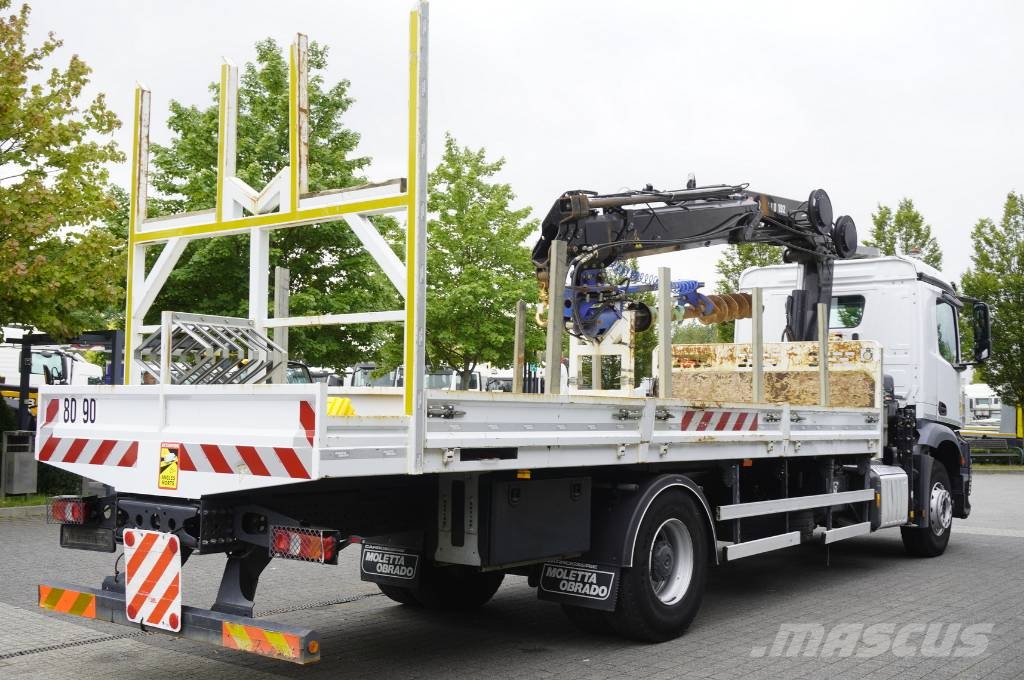 Mercedes-Benz Arocs 1833 4x2 / 60 tho. km! / HIAB X-HIPRO 192 ES 이동식 드릴 리그 트럭