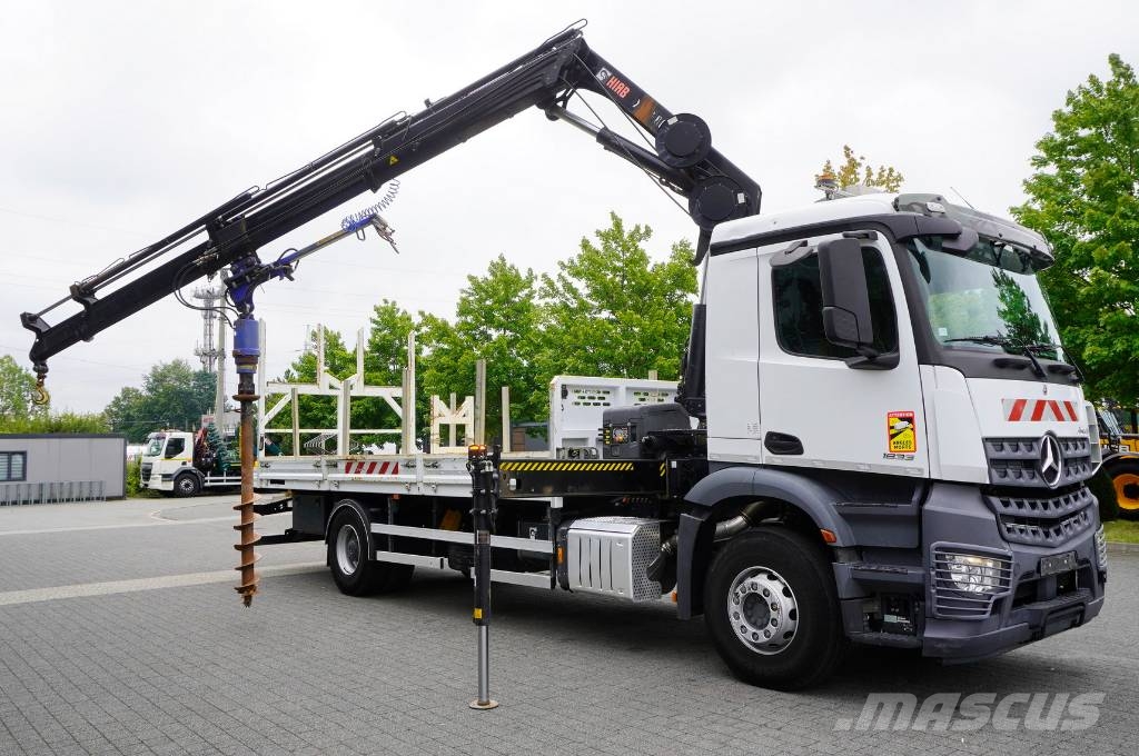 Mercedes-Benz Arocs 1833 4x2 / 60 tho. km! / HIAB X-HIPRO 192 ES 이동식 드릴 리그 트럭