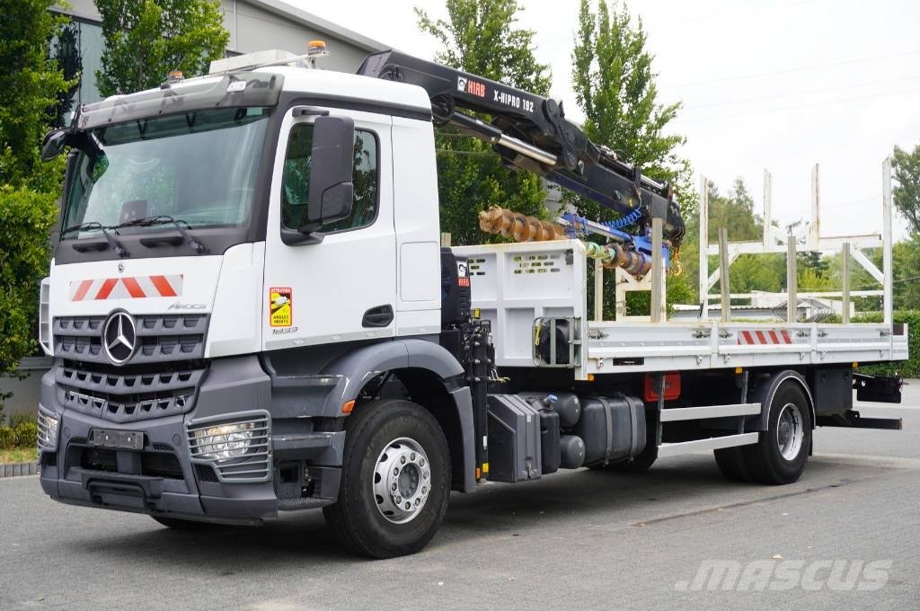 Mercedes-Benz Arocs 1833 4x2 / 60 tho. km! / HIAB X-HIPRO 192 ES 이동식 드릴 리그 트럭
