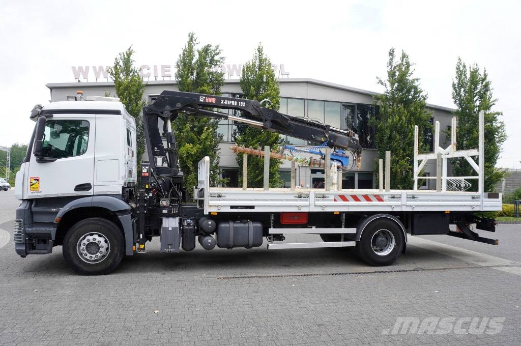 Mercedes-Benz Arocs 1833 4x2 / 60 tho. km! / HIAB X-HIPRO 192 ES 이동식 드릴 리그 트럭