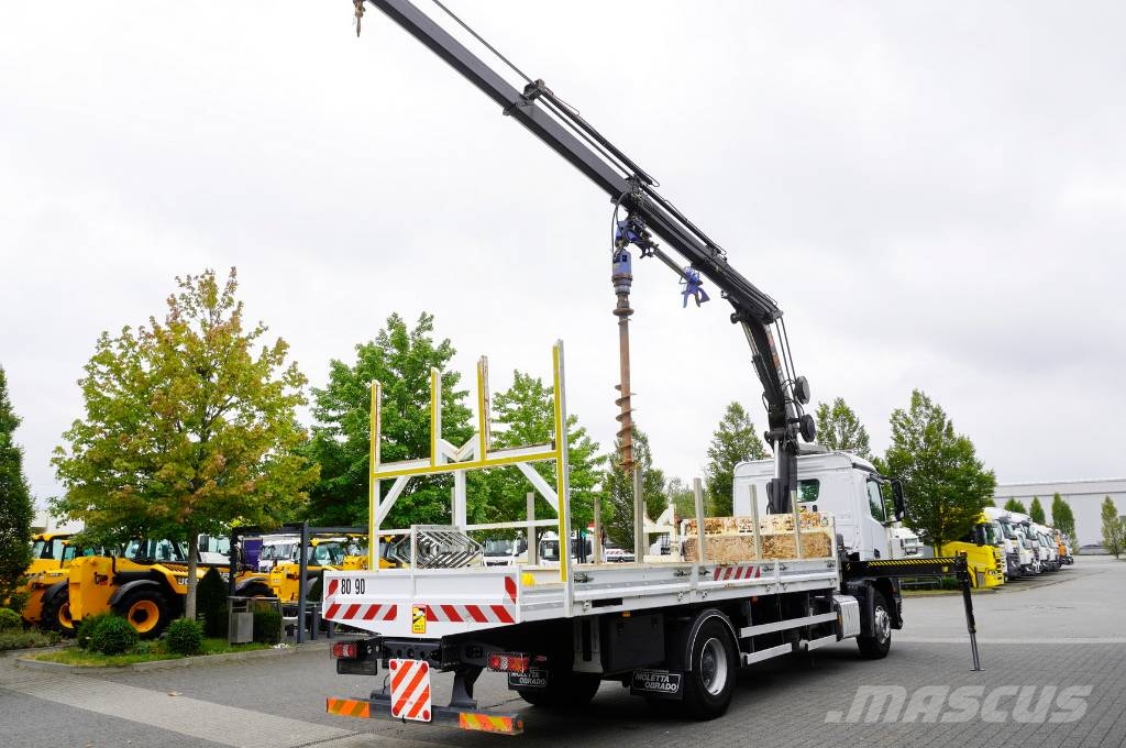 Mercedes-Benz Arocs 1833 4x2 / 60 tho. km! / HIAB X-HIPRO 192 ES 이동식 드릴 리그 트럭