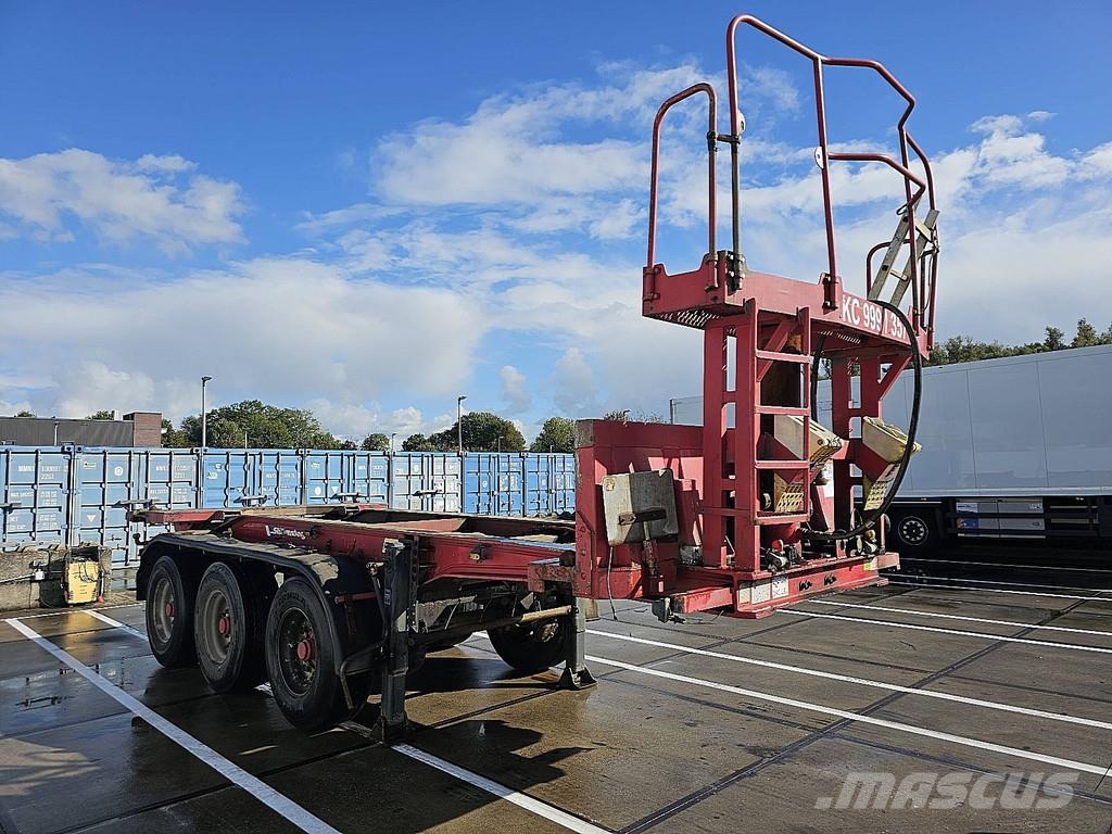 Meiller MSA 27 CK20 3 AXLE BPW 20FT TIPPER Kontejnerske polprikolice