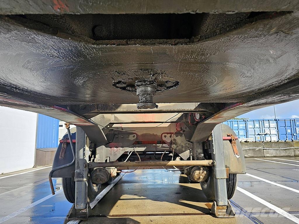 Meiller MSA 27 CK20 3 AXLE BPW 20FT TIPPER Kontejnerske polprikolice